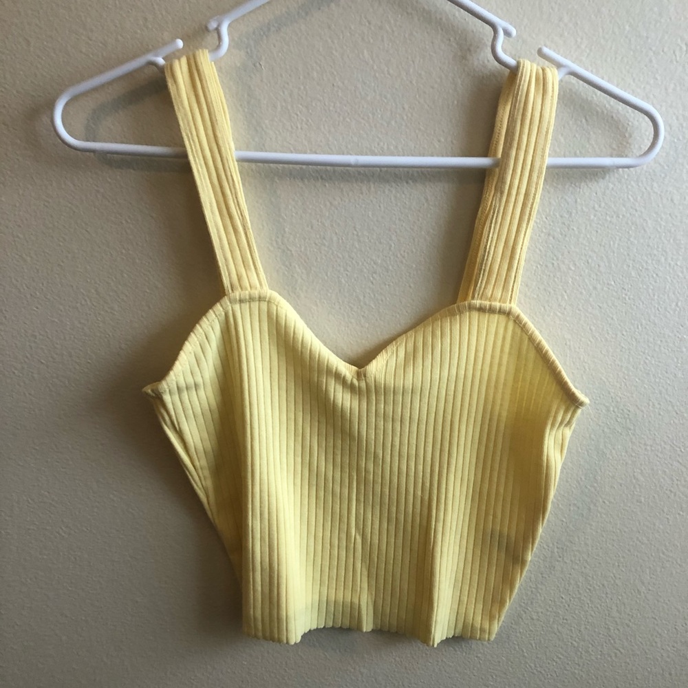 Pacsun Yellow Tank Top